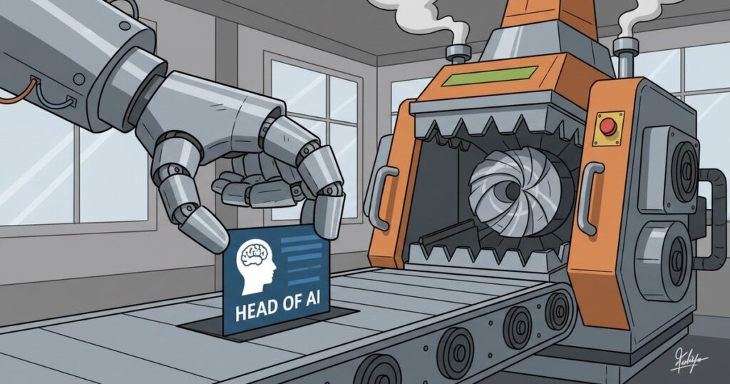 The Head of AI, Machining Is Already a Machine